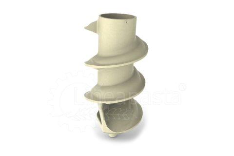 Teflon-coated screw dough rounder for delicate doughs from 20 g to 1 kg Teflon-coated screw