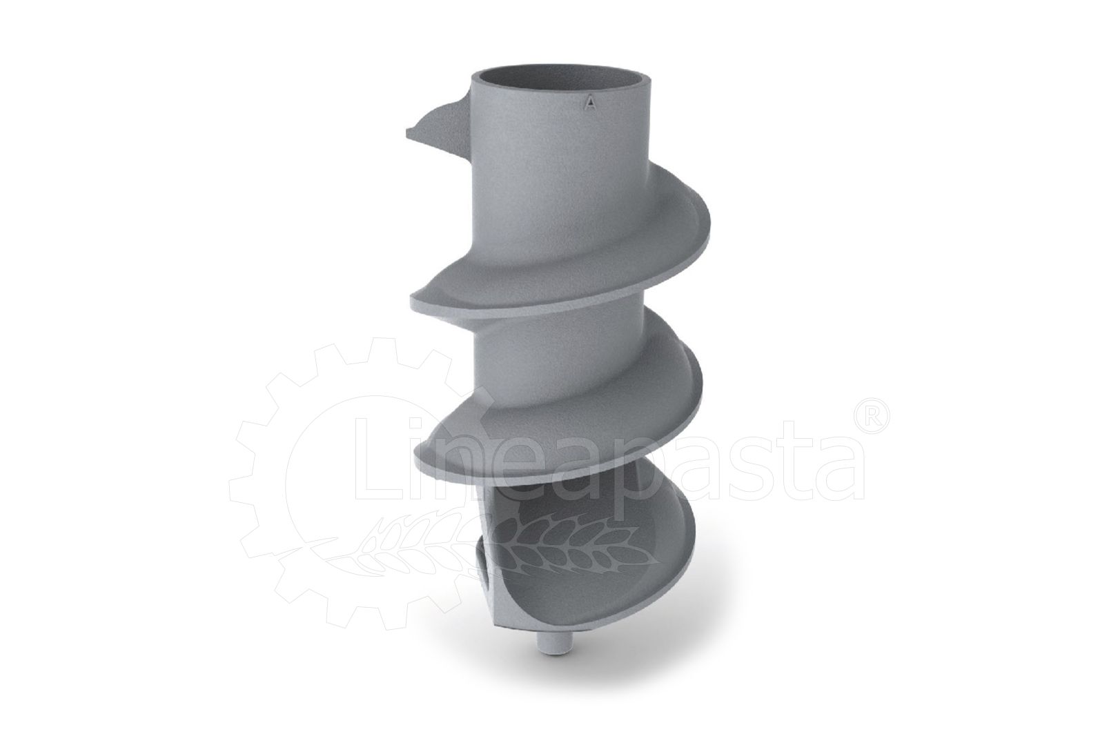Teflon-coated screw dough rounder for bread dough from 20 g to 1 kg Teflon-coated screw