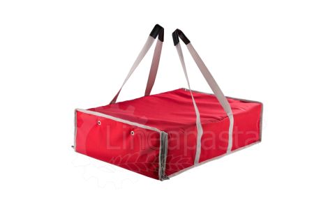 Bolsa térmica de nailon para 5 cajas de pizza estilo romano