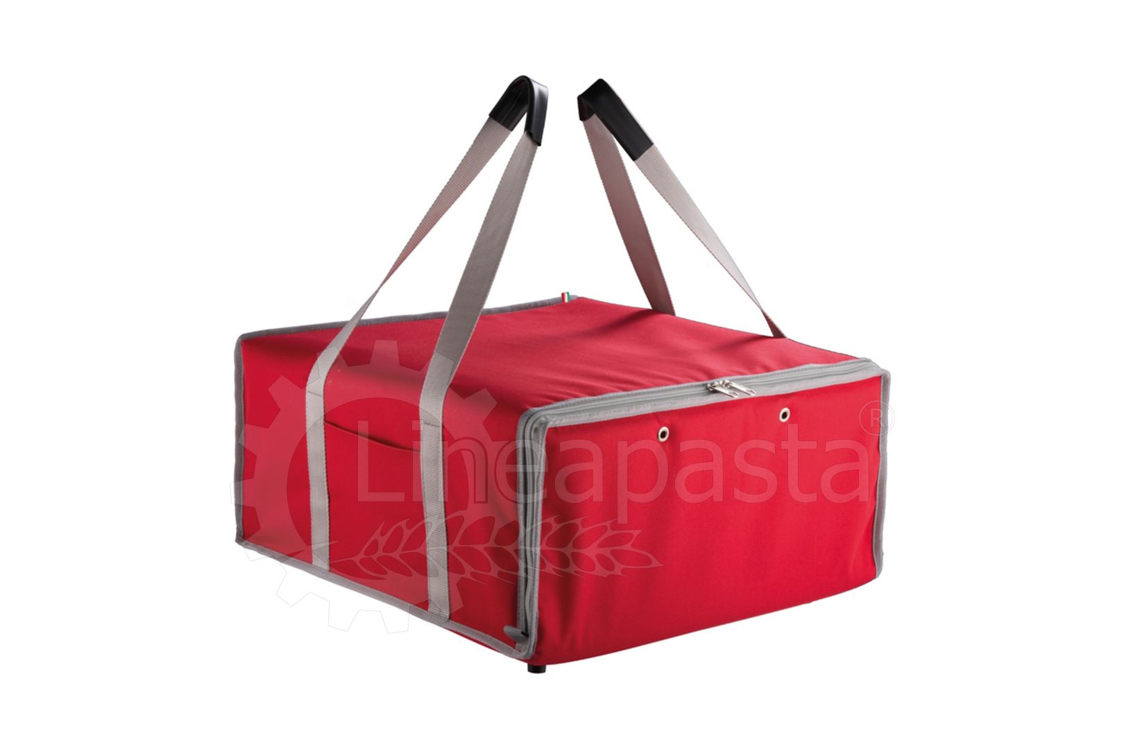 Nylon insulated pizza bag for 5 pizza boxes