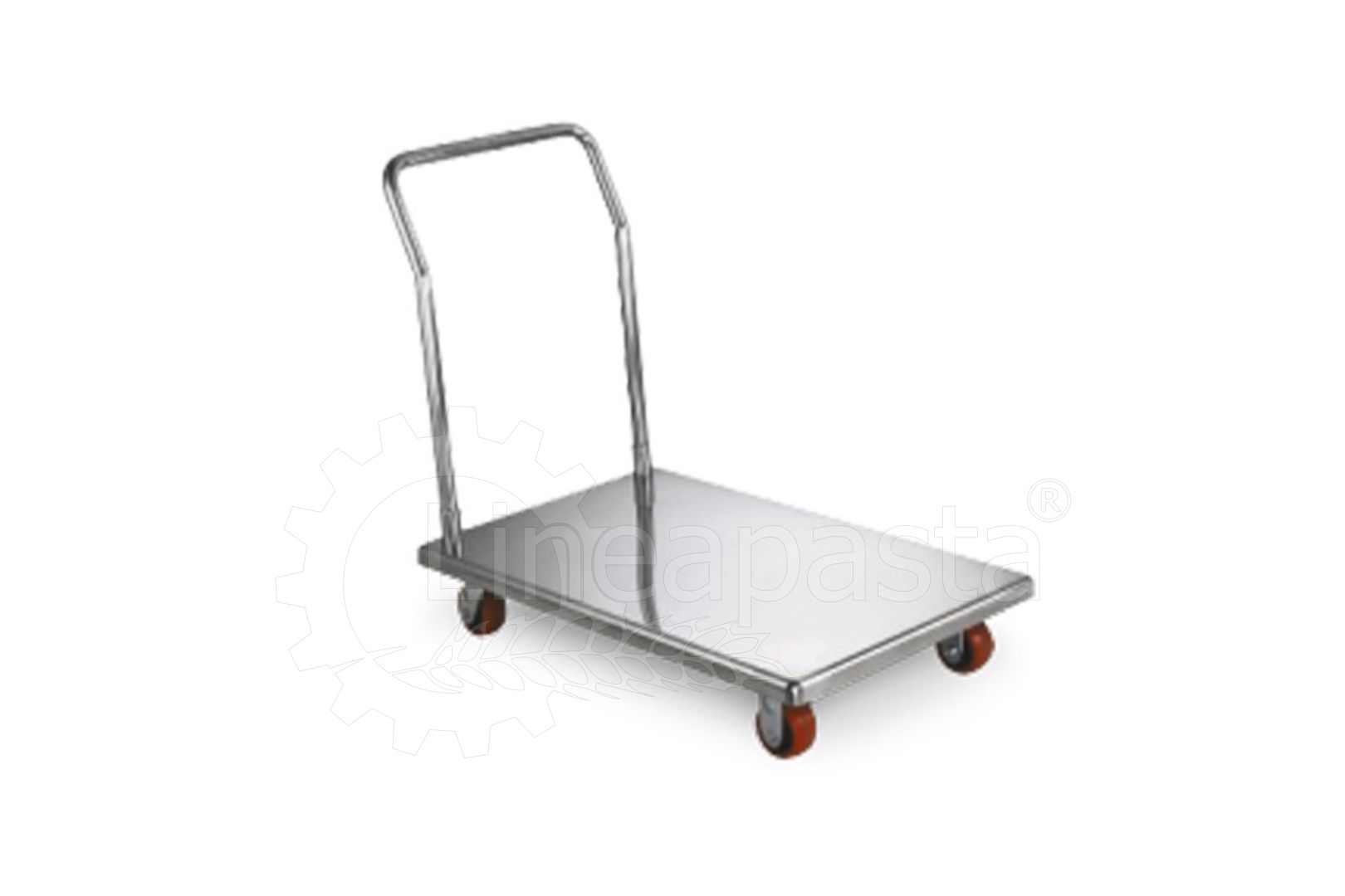 Chariot à plateau en acier inoxydable