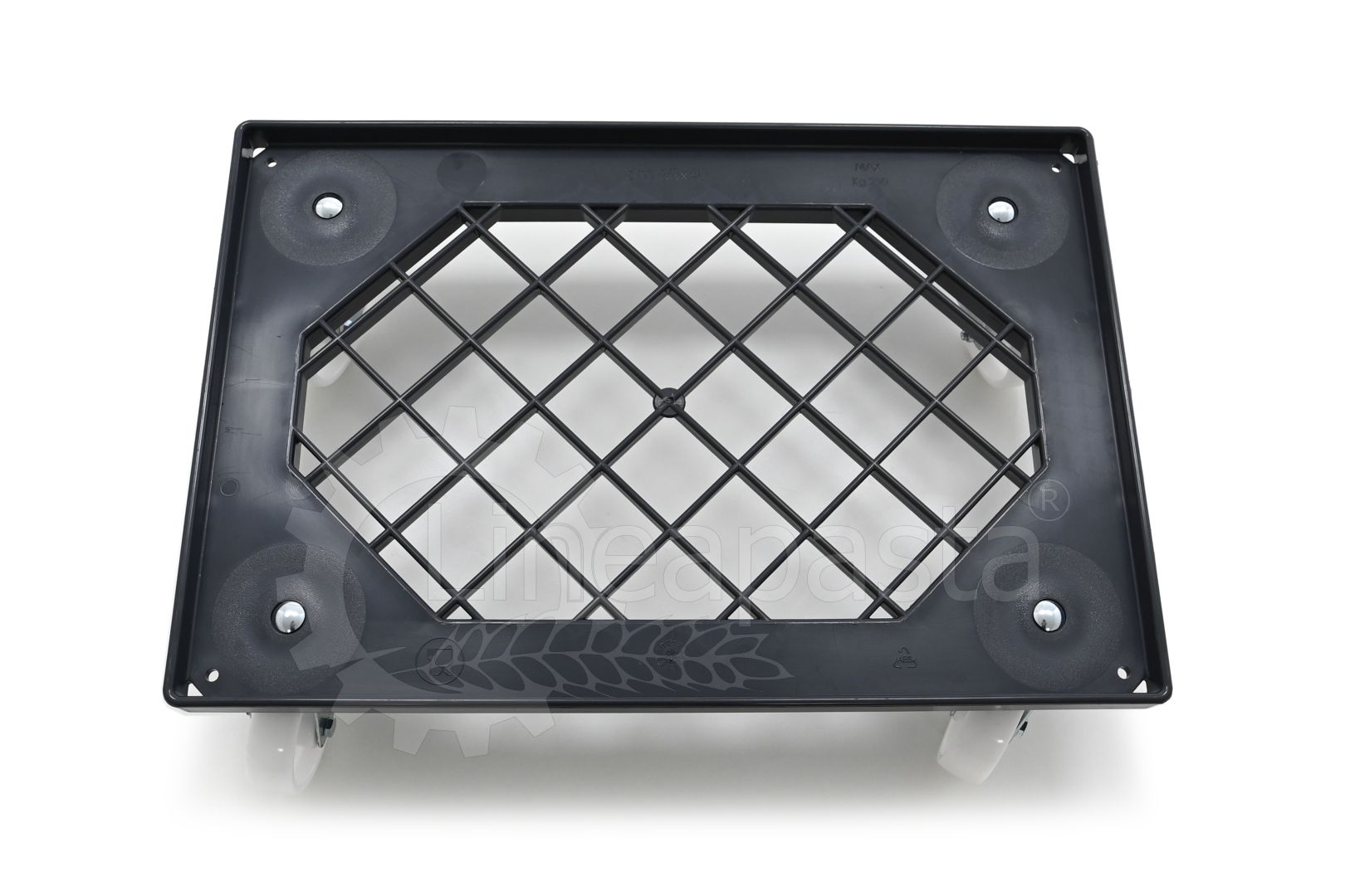 Carrello grigliato per cassette 60x40
