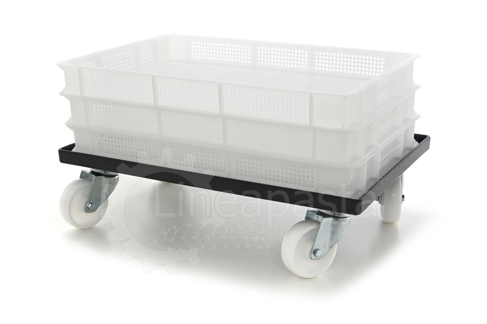 Carrello grigliato per cassette 60x40