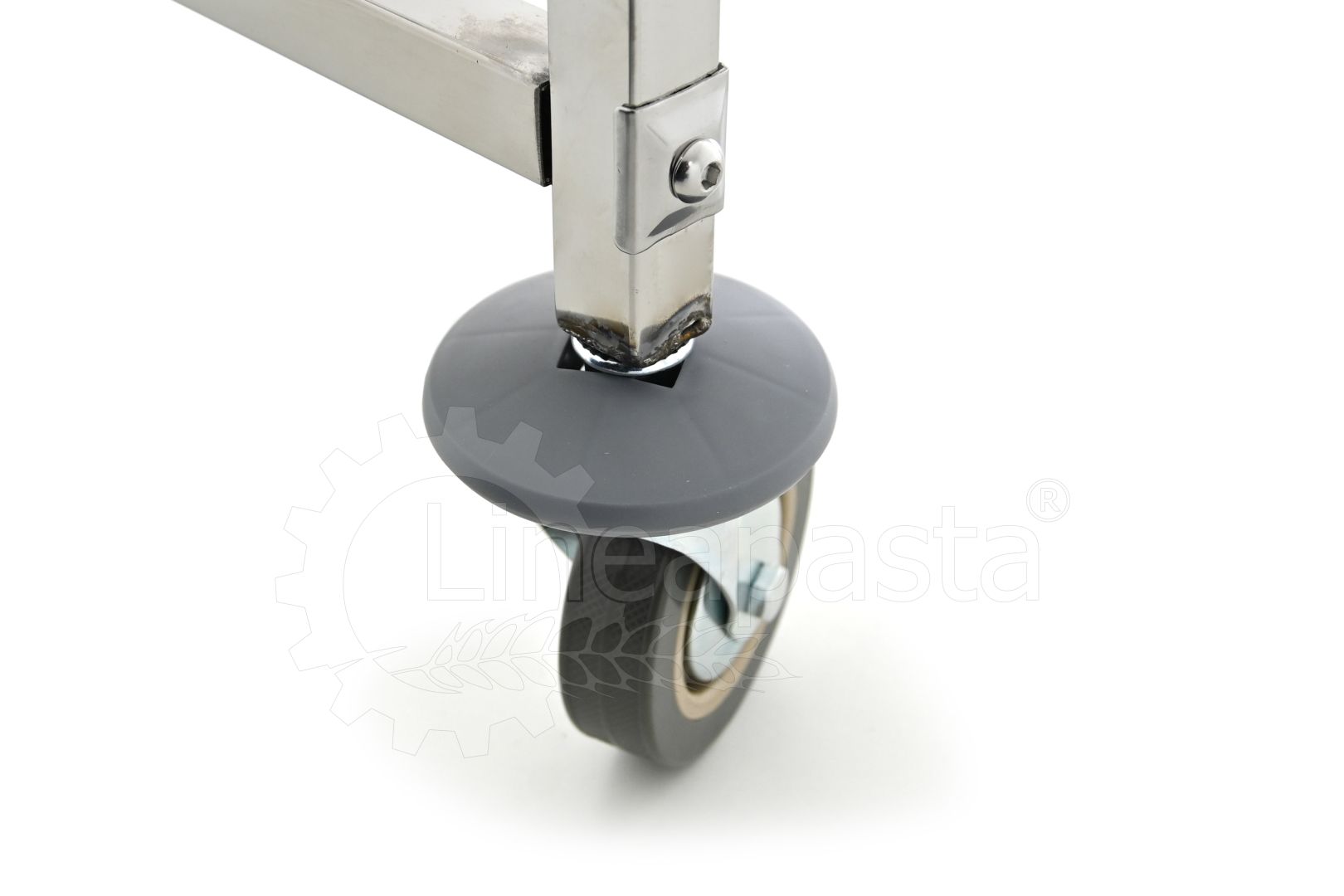 Carrello pasta in acciaio inox per 7 cassette