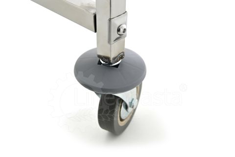 Carrello pasta in acciaio inox per 7 cassette