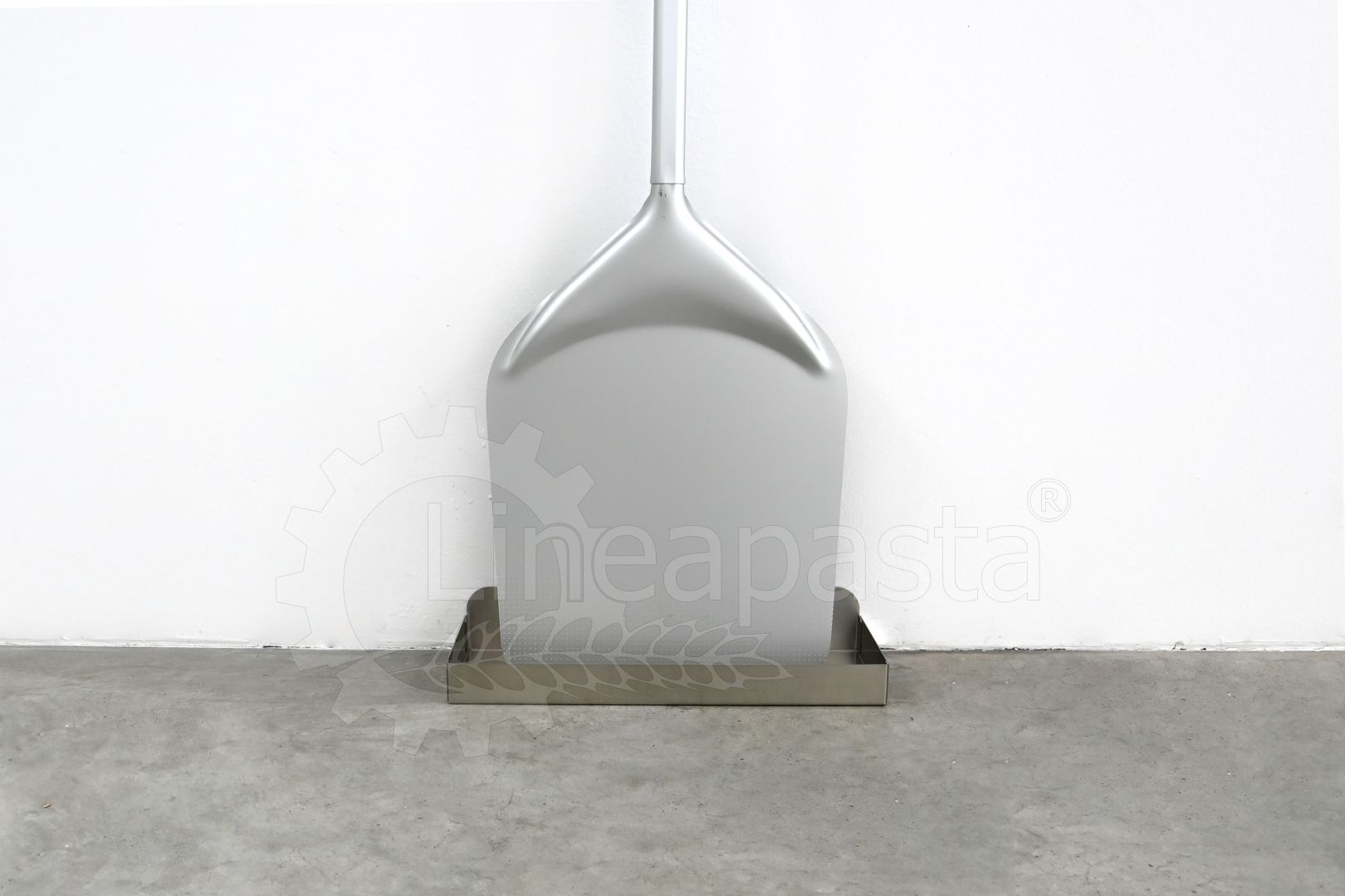 Floor steel pizza peel holder