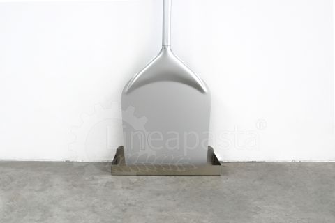 Floor steel pizza peel holder