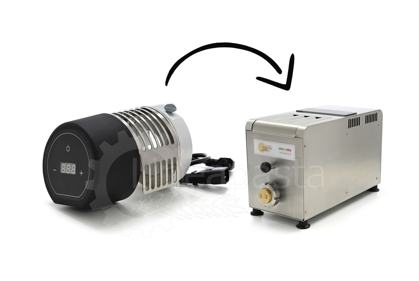 Electronic cutter for short and long pasta for PK 2