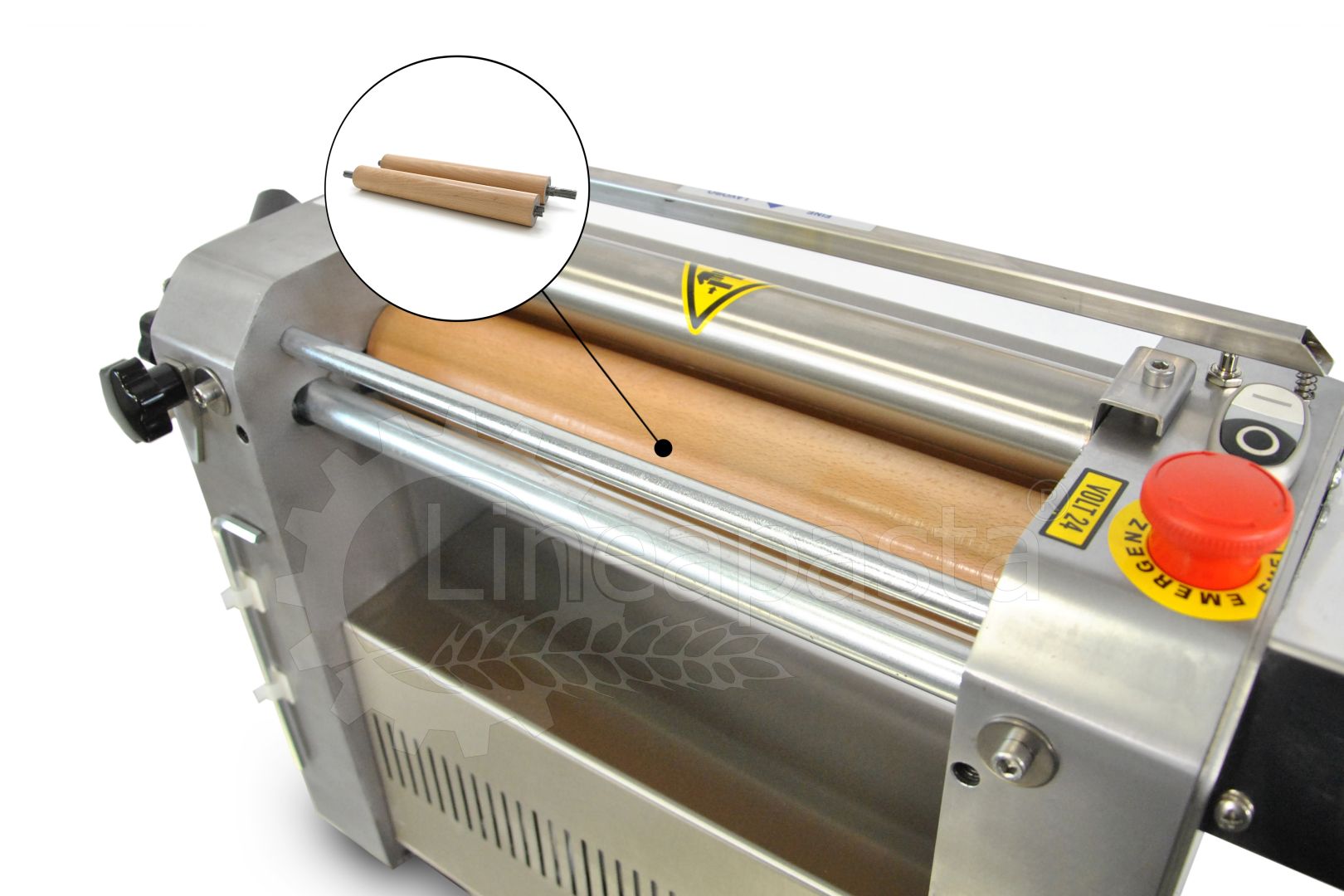 Paar Holzwalzen für SR 220