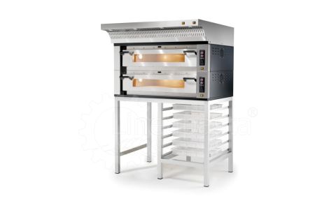 Pizza oven FF 105105B With aluminum stand
