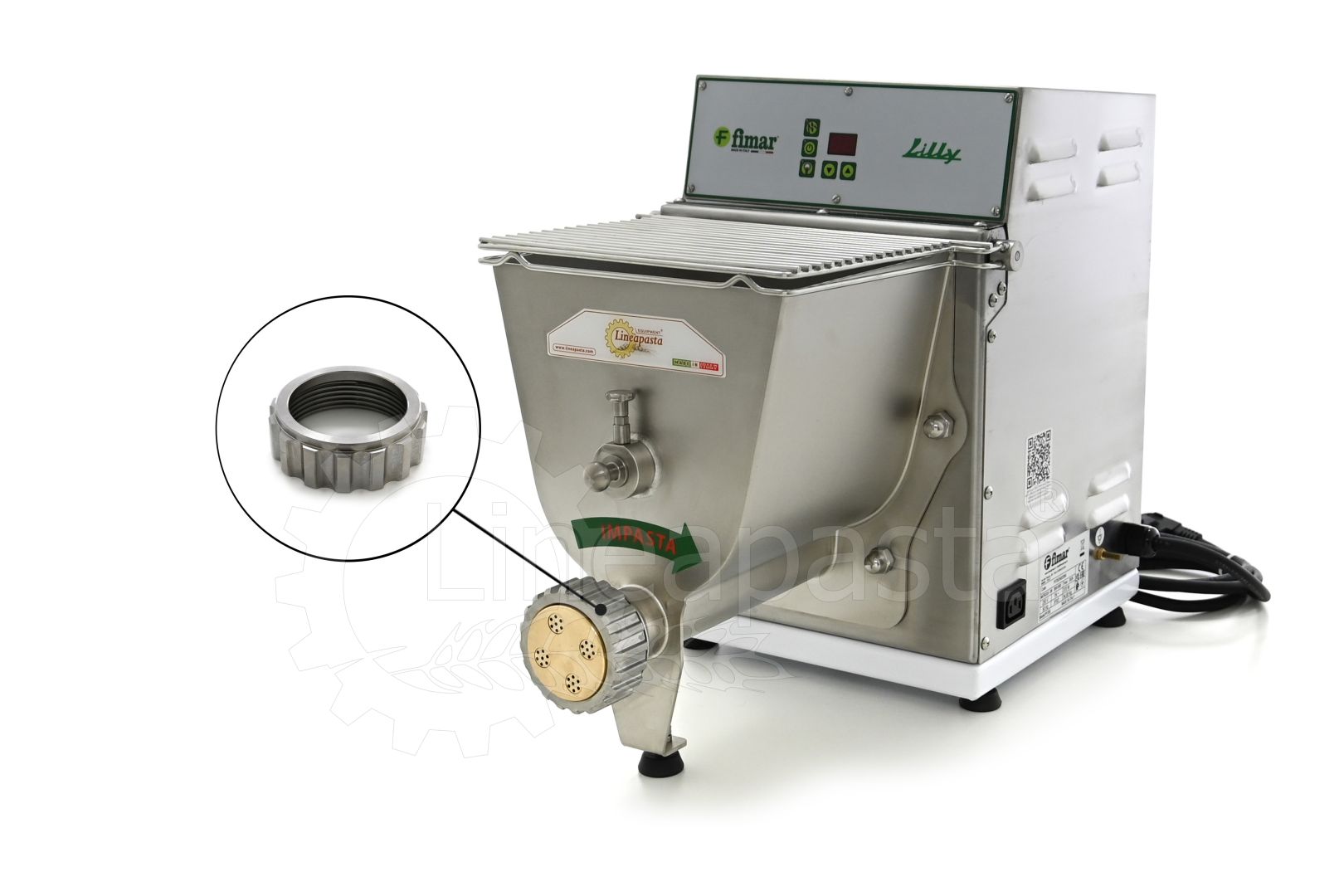 Ghiera bloccaggio trafila per Fimar Lilly PF25E