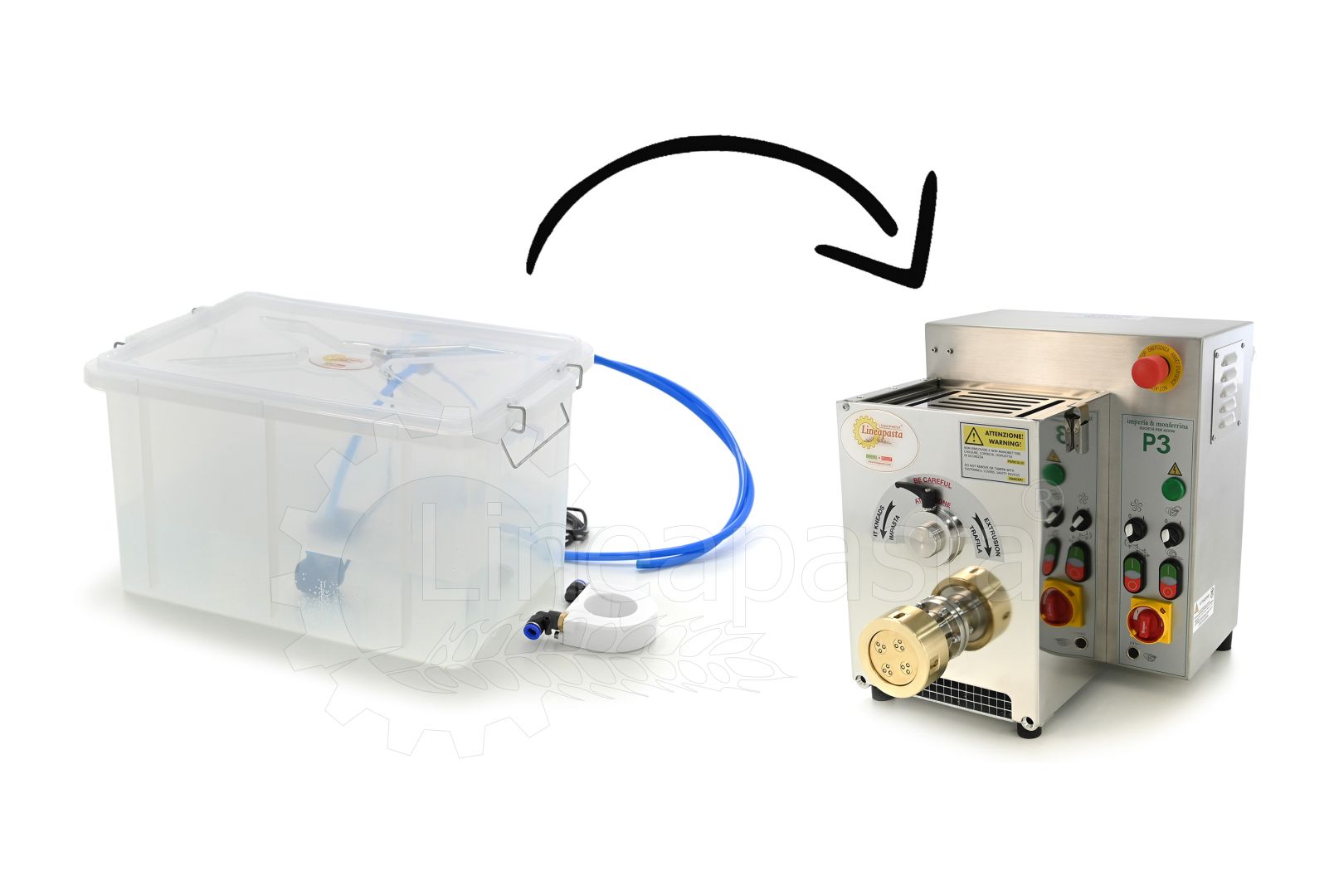 Kit de refroidissement en circuit fermé pour La Monferrina P3