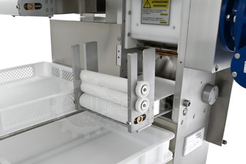 Máquina pasta combinada ravioli y laminadora La Monferrina P2 Pleasure con doble cubeta y extrusor Enrollador para masa en hoja