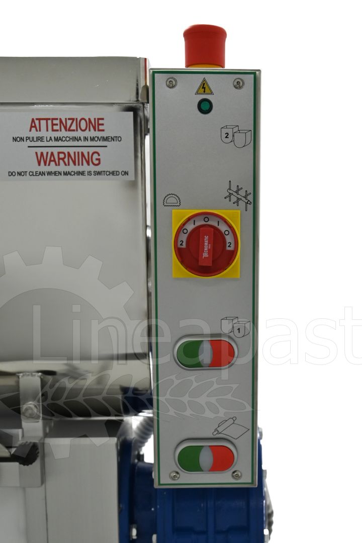 Máquina pasta combinada ravioli y laminadora La Monferrina P2 Pleasure con doble cubeta y extrusor