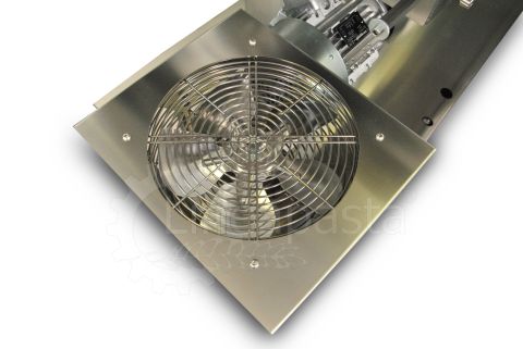 Máquina pasta combinada ravioli y laminadora La Monferrina P2 Pleasure con doble cubeta y extrusor Ventilador