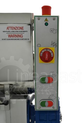 Combined ravioli and sheeter pasta machine La Monferina P2 Pleasure with double vat