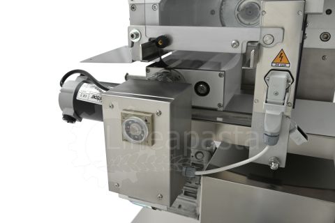 Combined ravioli and sheeter pasta machine La Monferina P2 Pleasure with double vat Automatic tagliatelle cut
