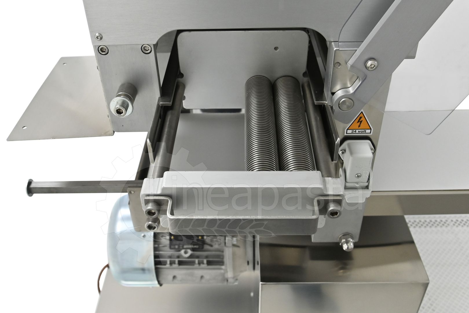 Combined ravioli and sheeter pasta machine La Monferina P2 Pleasure with double vat Tagliatelle group