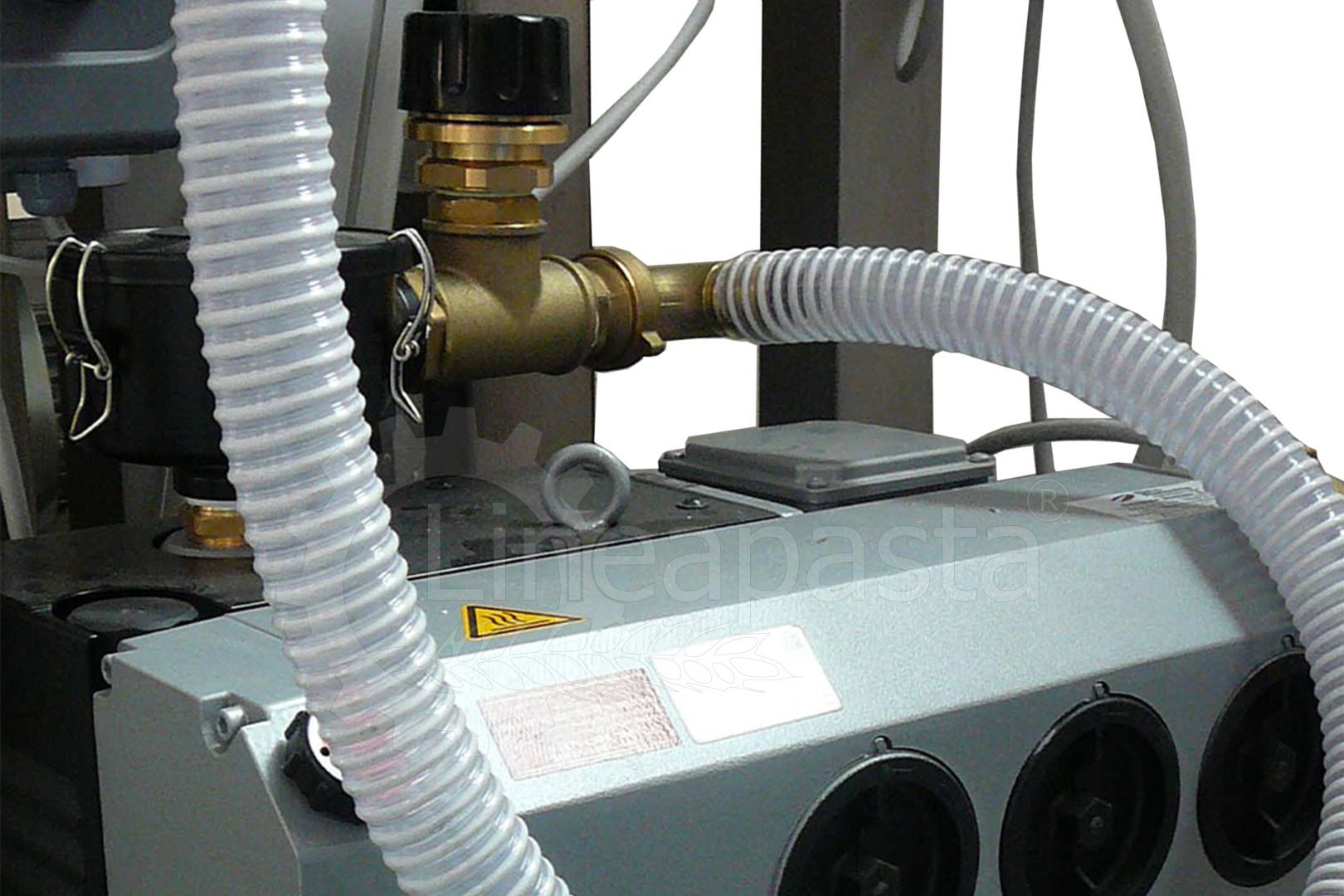 Machine à pâtes double bac P200 - La Monferrina Pompe à vide avec manomètre