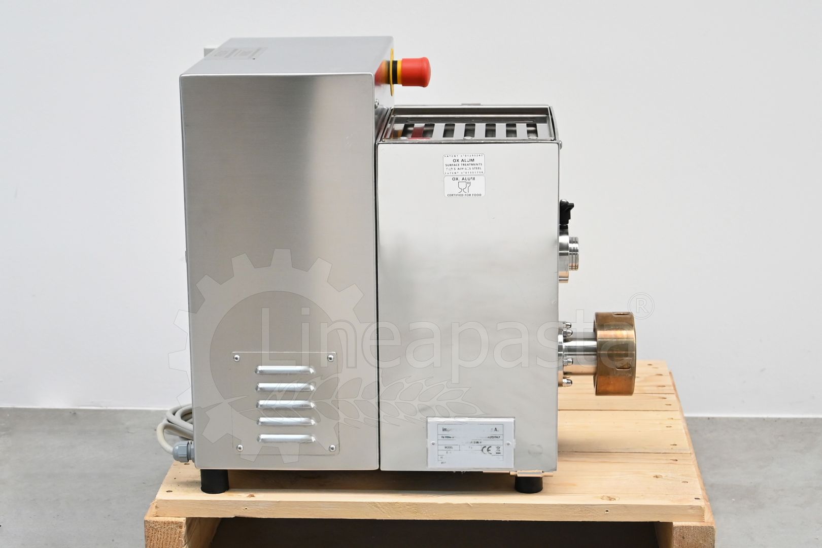 Máquina para pasta La Monferrina P3 usada con cuchillo