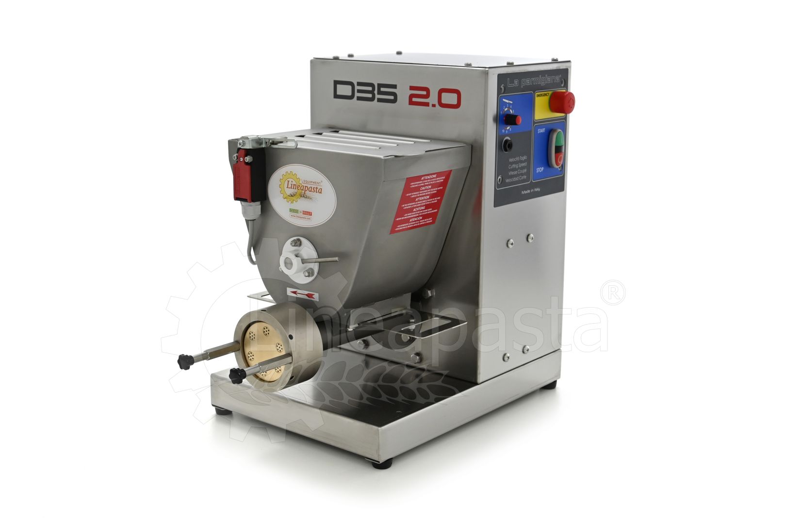 Professional Bench Top Pasta Machine D35 2.0 - La Parmigiana