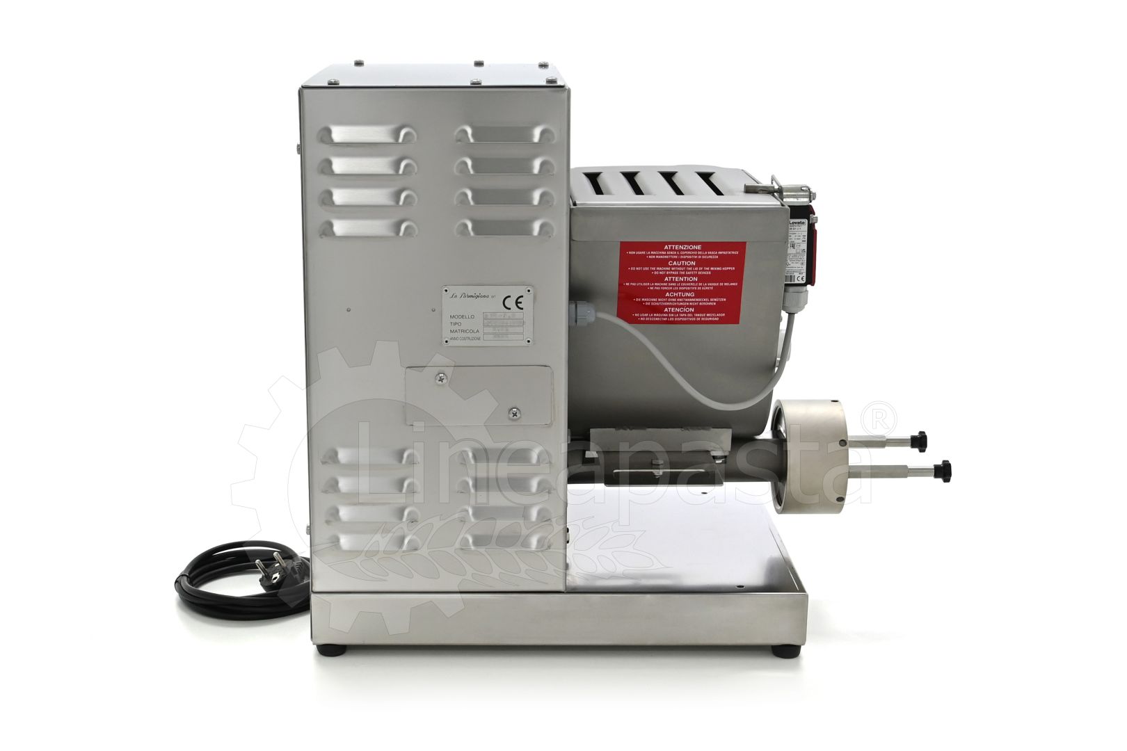 Professional Bench Top Pasta Machine D35 2.0 - La Parmigiana