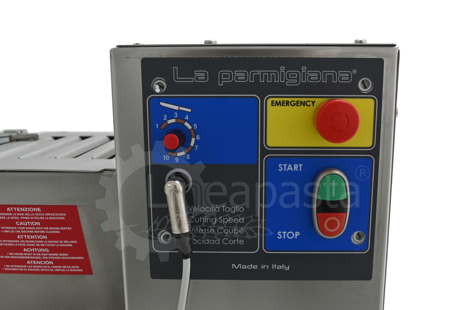 Professional Bench Top Pasta Machine D35 2.0 - La Parmigiana