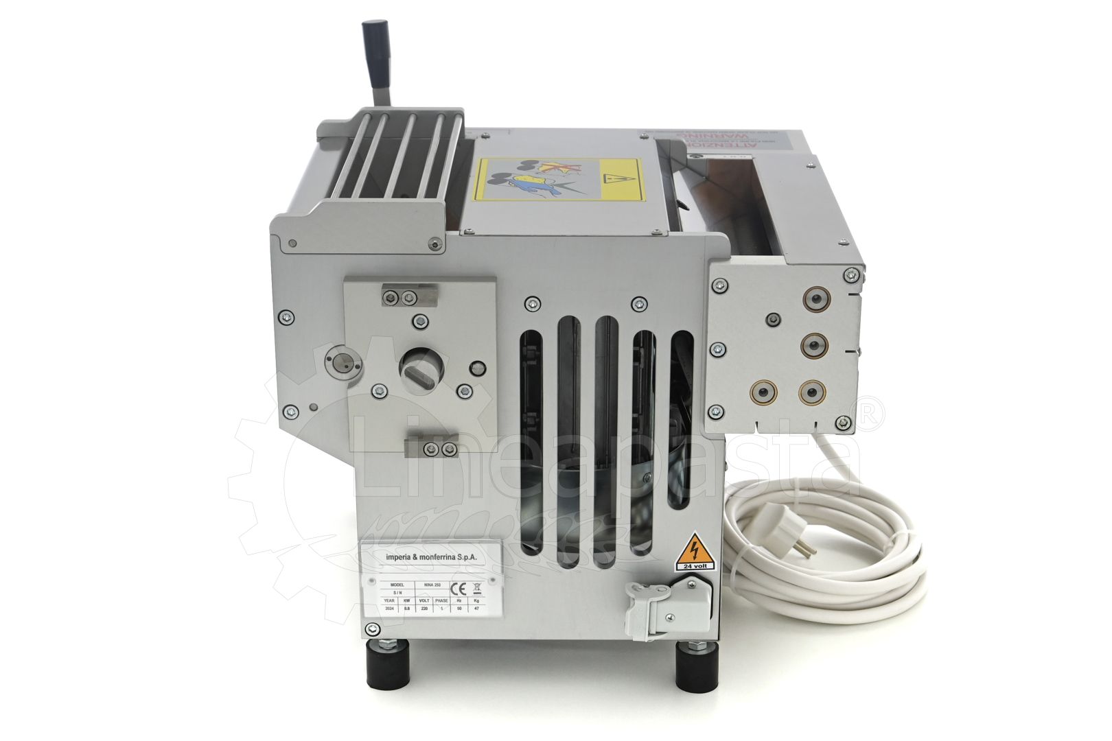 Macchina pasta sfogliatrice da banco La Monferrina Nina da 250 mm