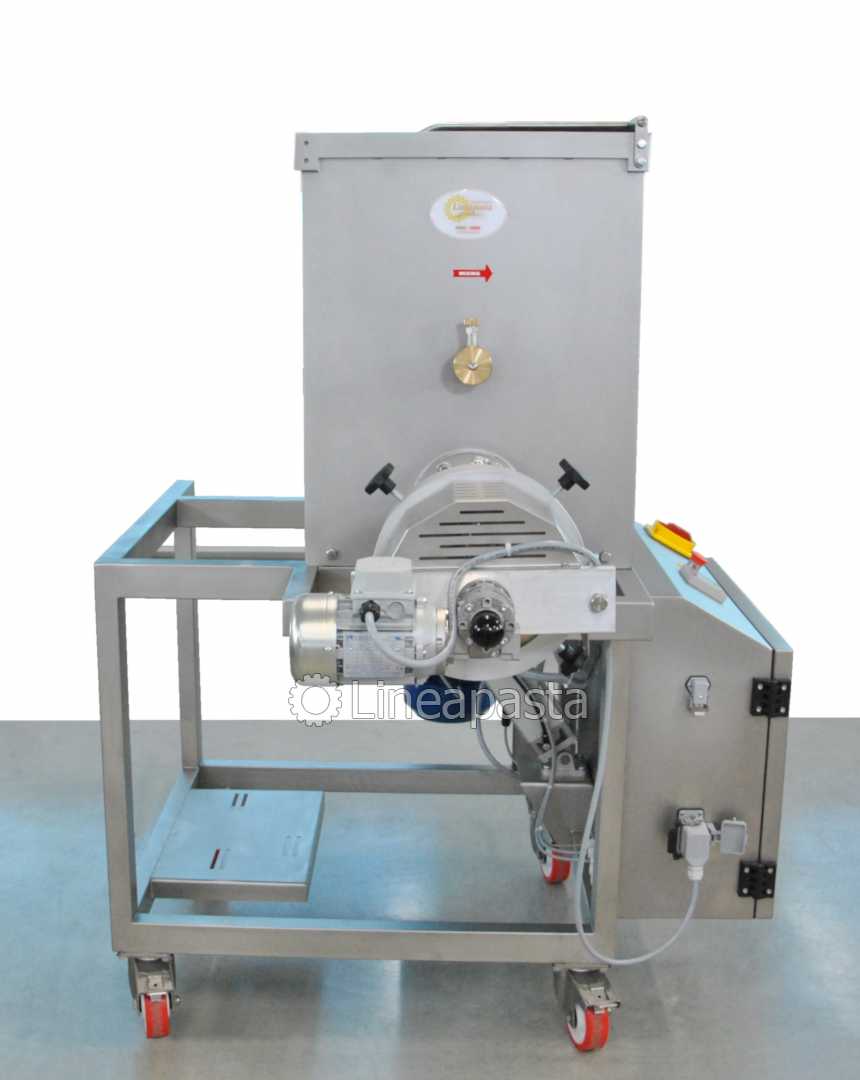 Electric fresh pasta sheeter SR with steel cylinders from 250mm to 500mm