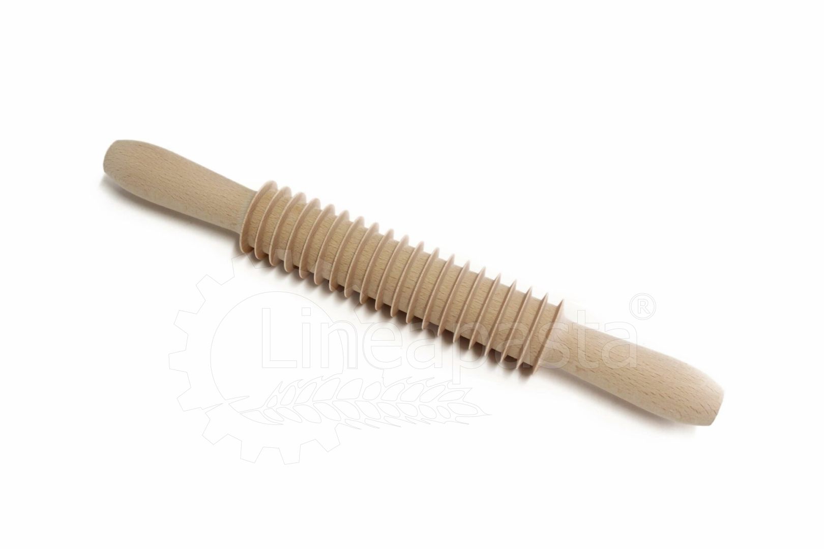 Fettuccine beechwood pasta cutter rolling pin