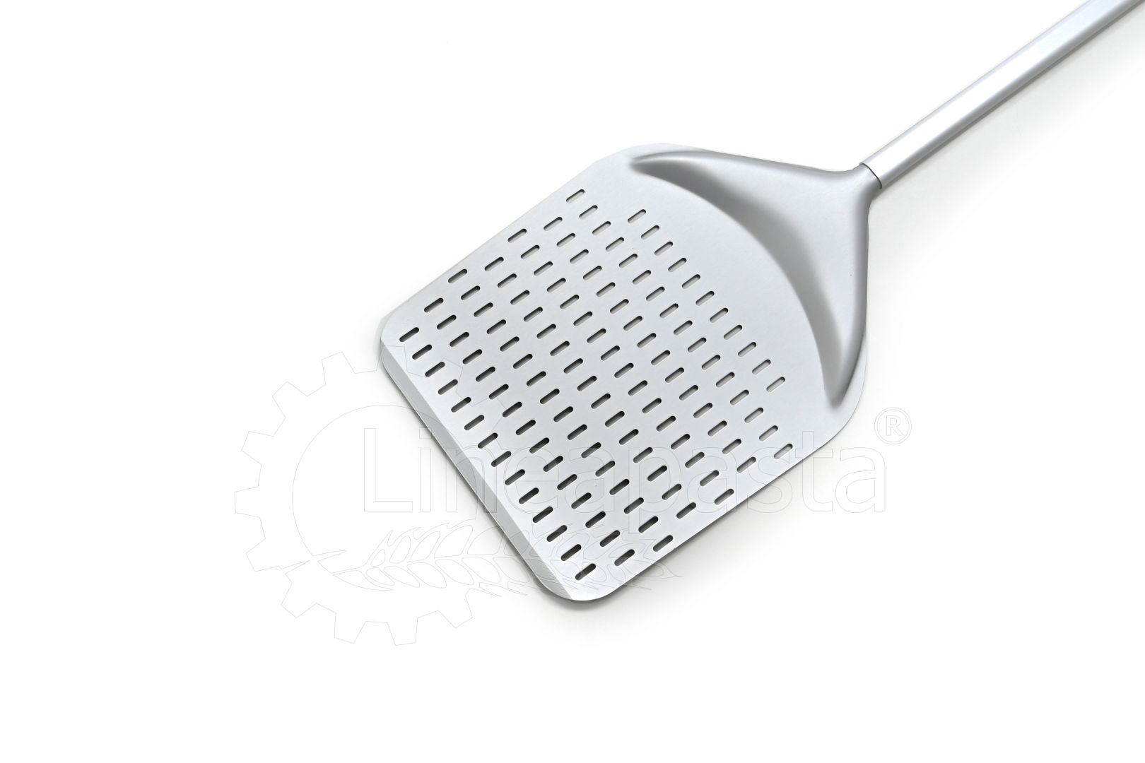 Perforated aluminum pizza peel 170 cm 33x33 cm