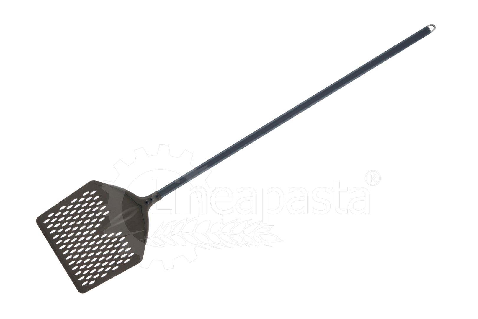 Pala pizza forata quadrata  in alluminio da 160 cm