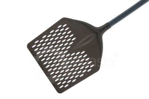 Pala pizza forata quadrata  in alluminio da 160 cm