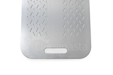 32 cm rectangular perforated aluminum pizza peel