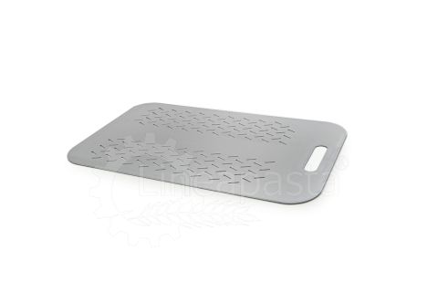 40 cm rectangular perforated aluminum pizza peel