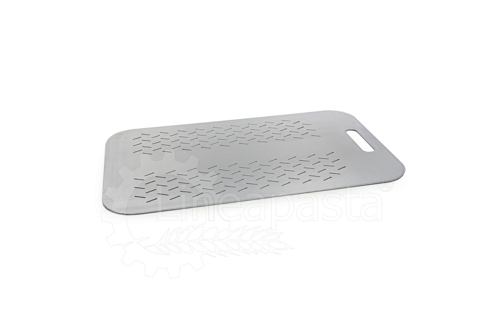 40 cm rectangular perforated aluminum pizza peel