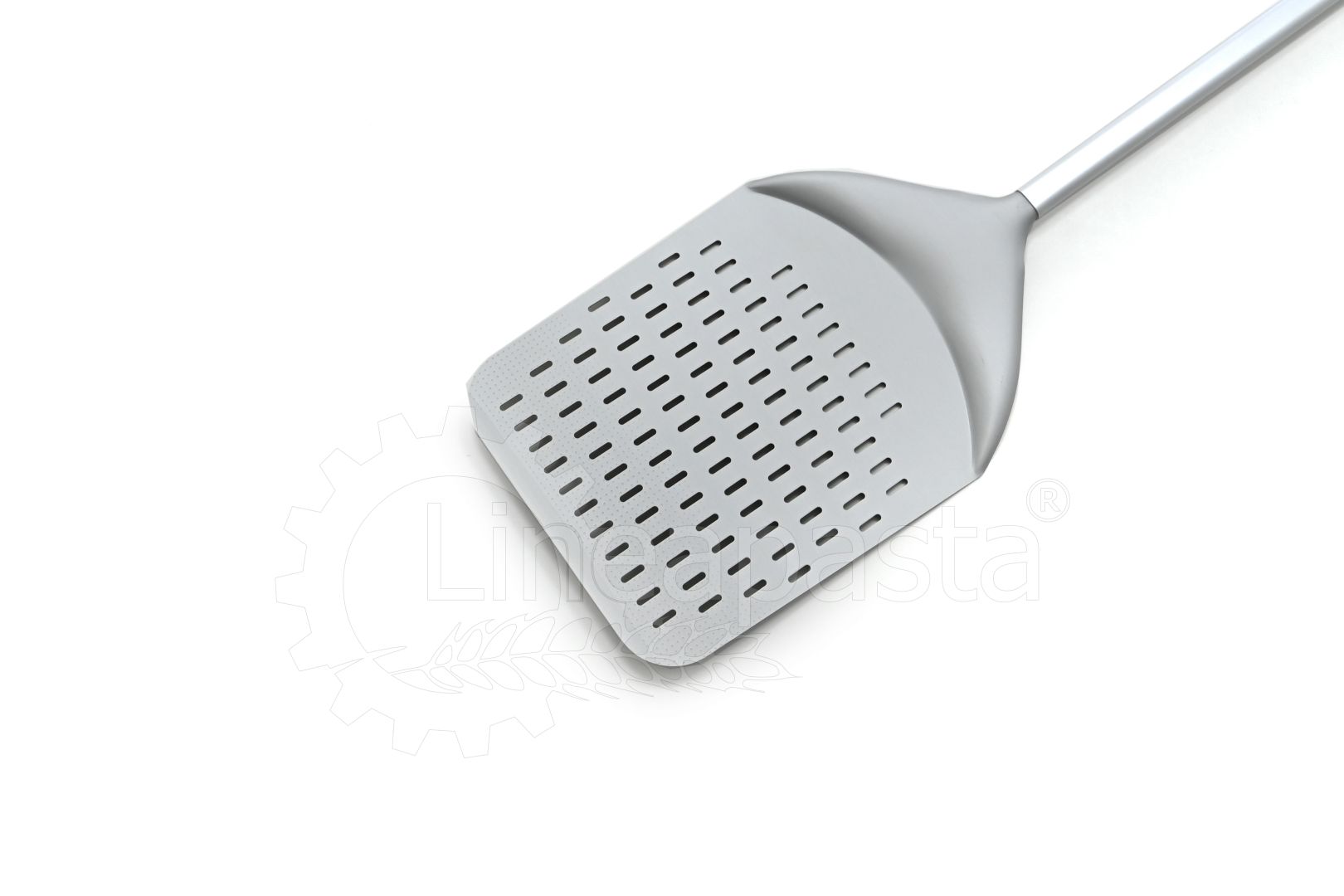 Perforated aluminum pizza peel 120 cm 30x33 cm