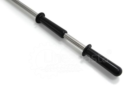 Perforated stainless steel pizza peel 120 cm Anatomical anti-scald handle