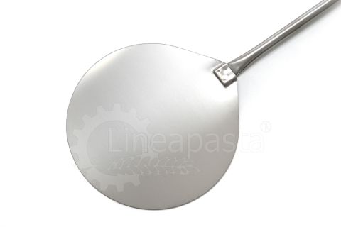 Stainless steel pizza peel 120 cm Ø26 cm