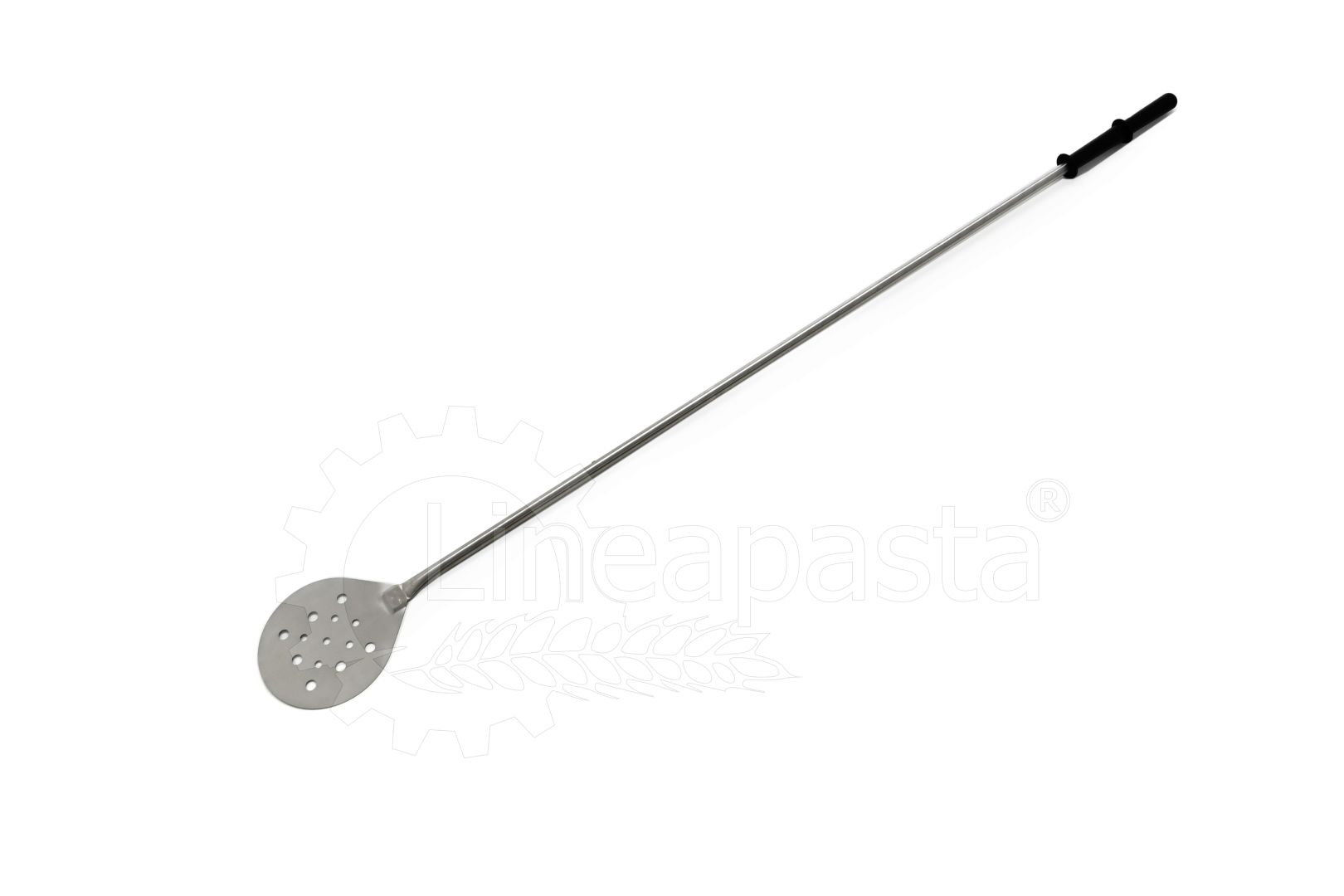 Perforated stainless steel pizza peel 170 cm