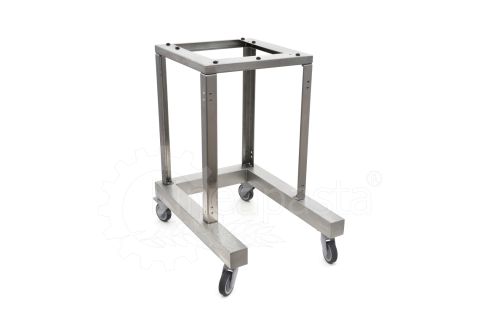 Teflon-coated bench-top dough divider P40T Stainless steel trolley