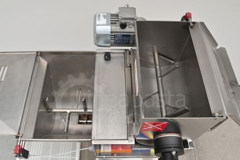 MAC 60 double vat pasta press used for display