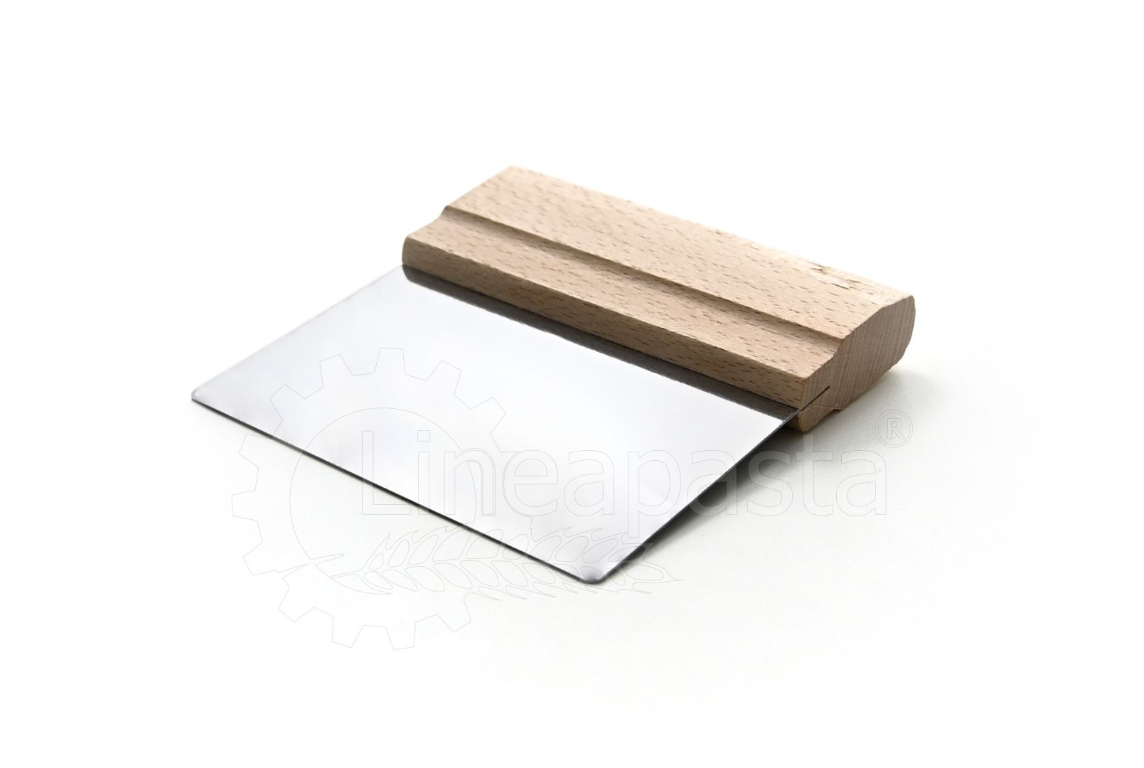 Dough cutter / scraper with 116 mm wooden handle