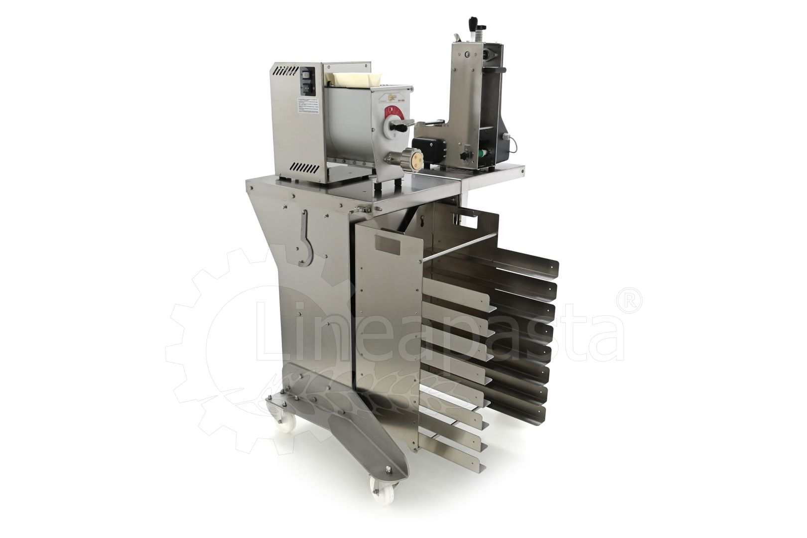 Automatic ravioli machine RFV With trolley for pasta machine