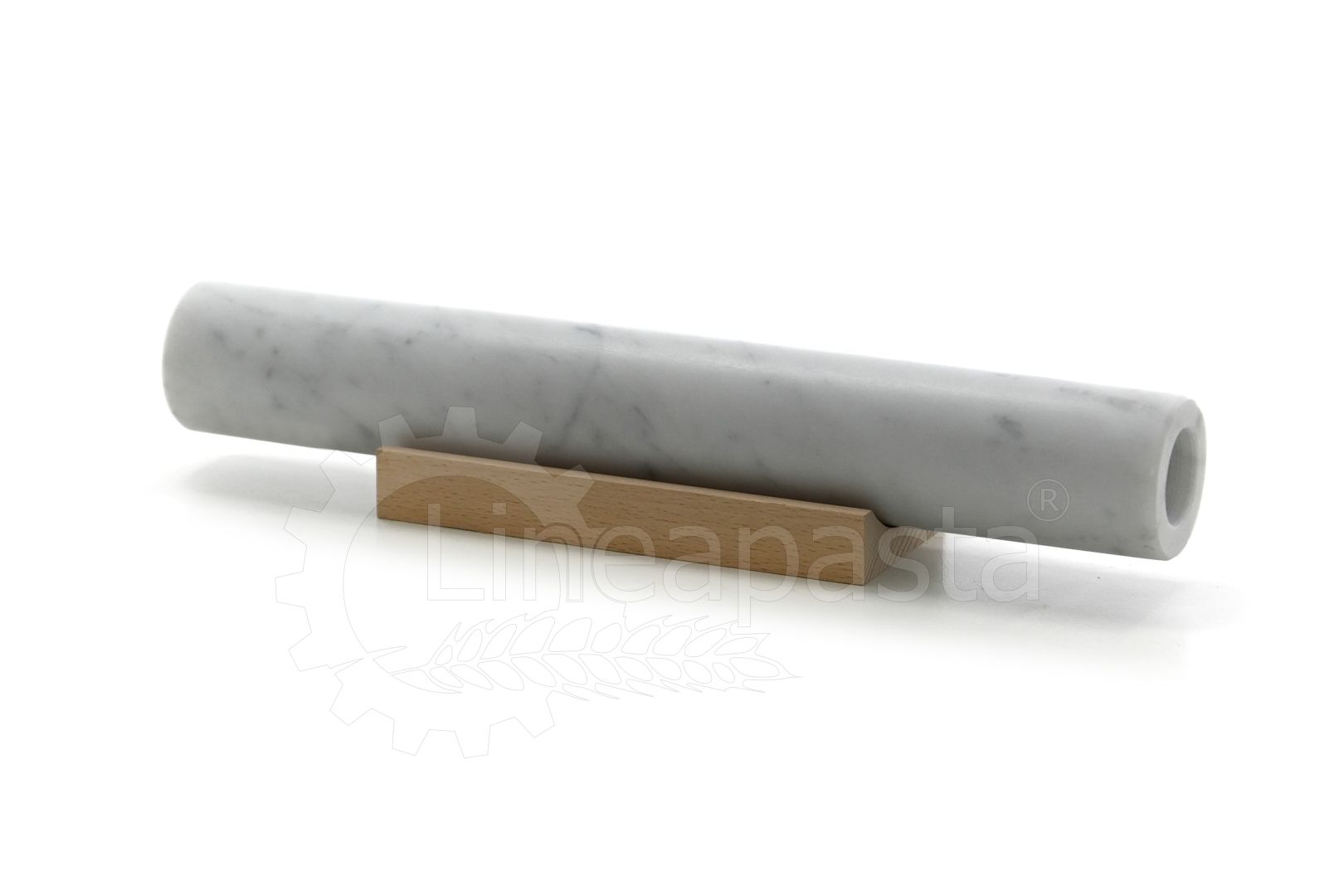 Carrara marble pizza roller 30,5 cm
