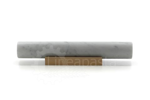 Carrara marble pizza roller 30,5 cm