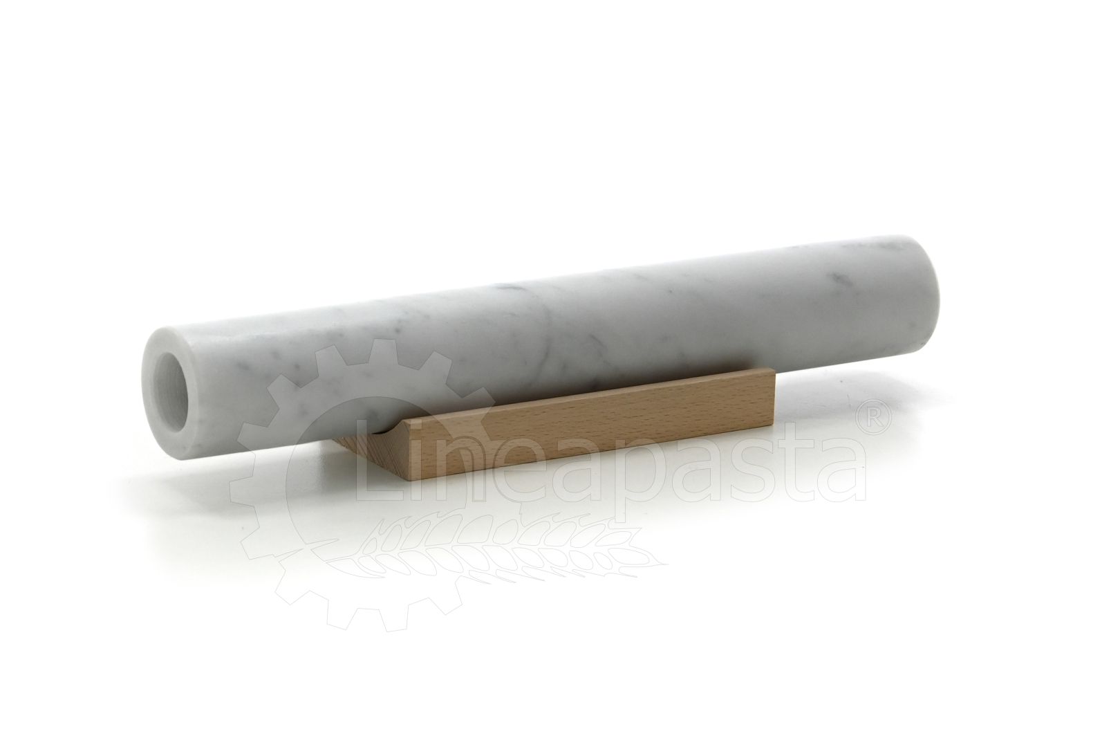 Carrara marble pizza roller 30,5 cm