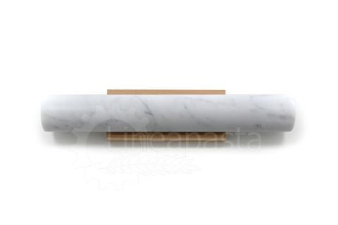 Carrara marble pizza roller 30,5 cm