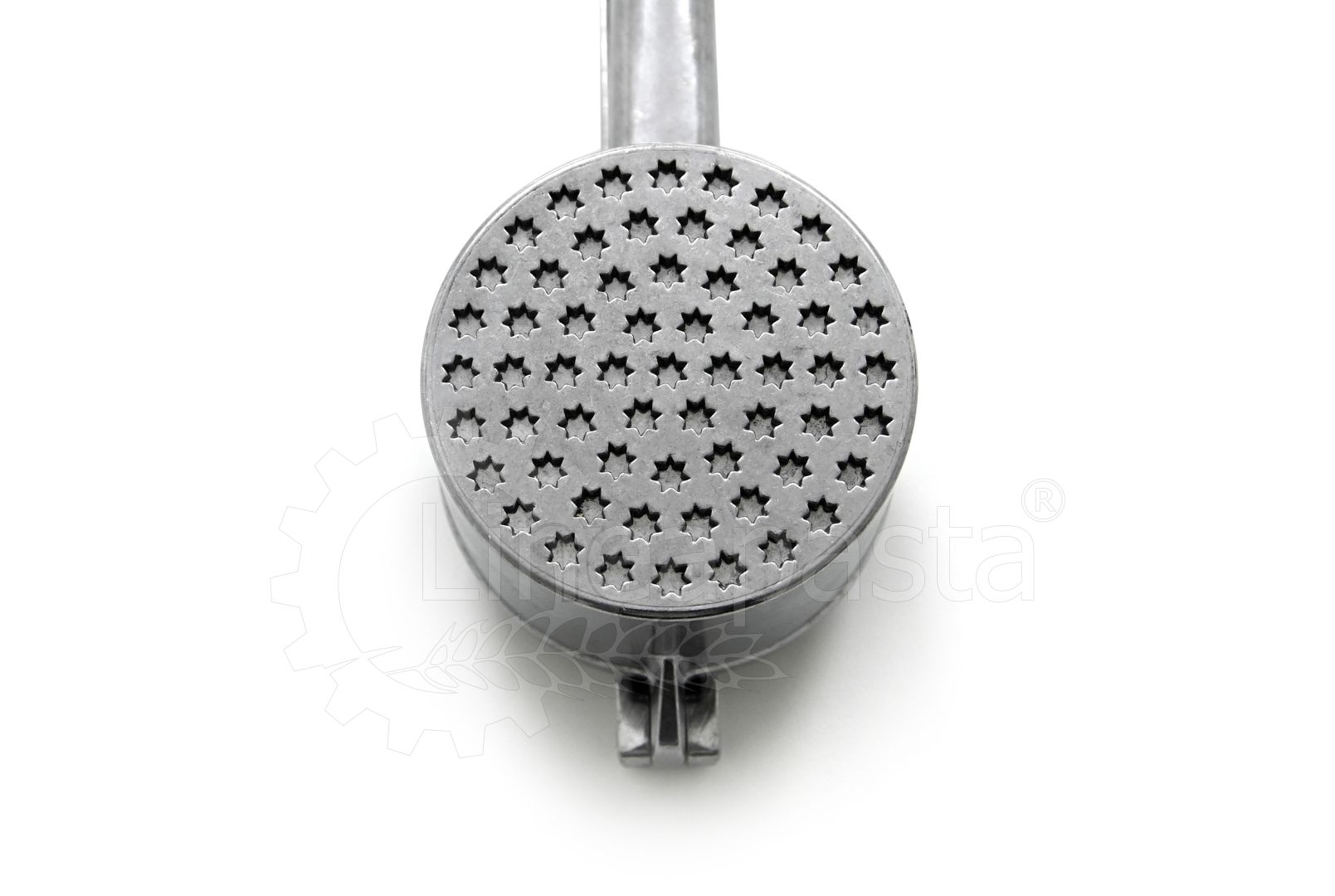 Aluminum ricer for passatelli with 5,5 mm star holes