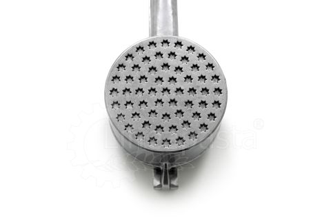 Aluminum ricer for passatelli with 5,5 mm star holes